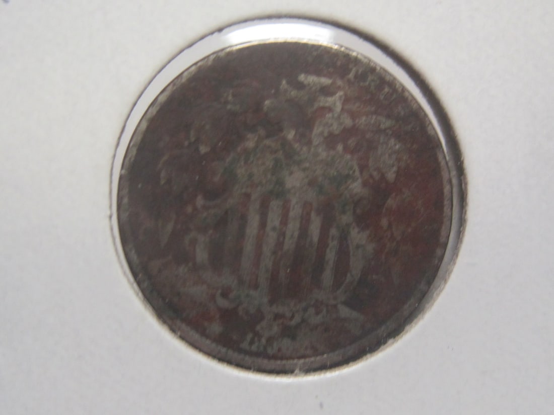 Lot of 2 Shield Nickels - 4