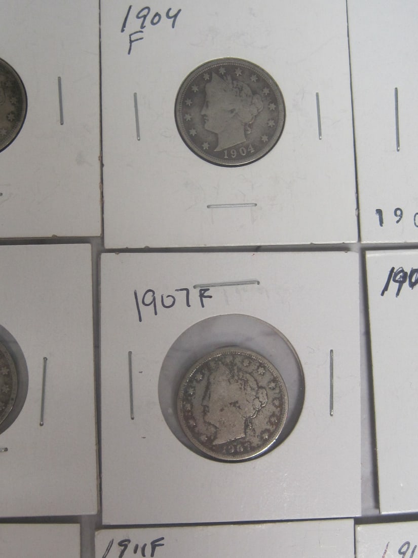 Lot of 10 V Nickels - 3