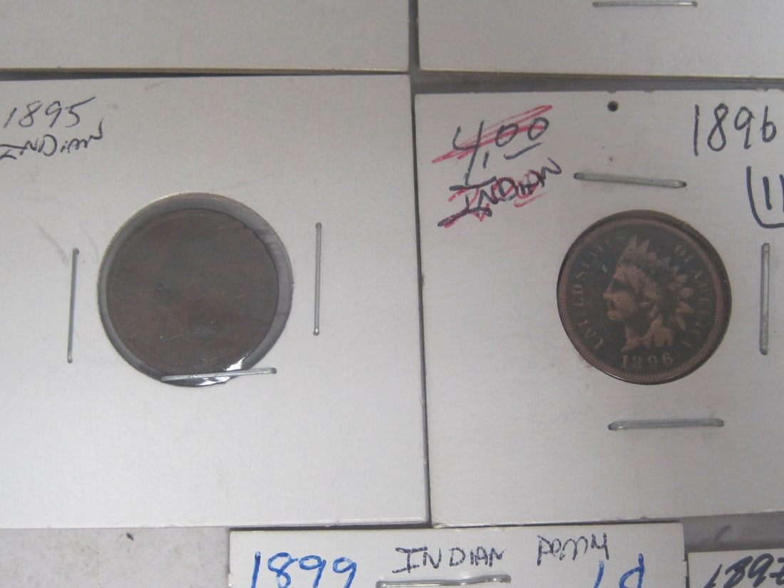Lot of 8 Indian Head Cents - 3