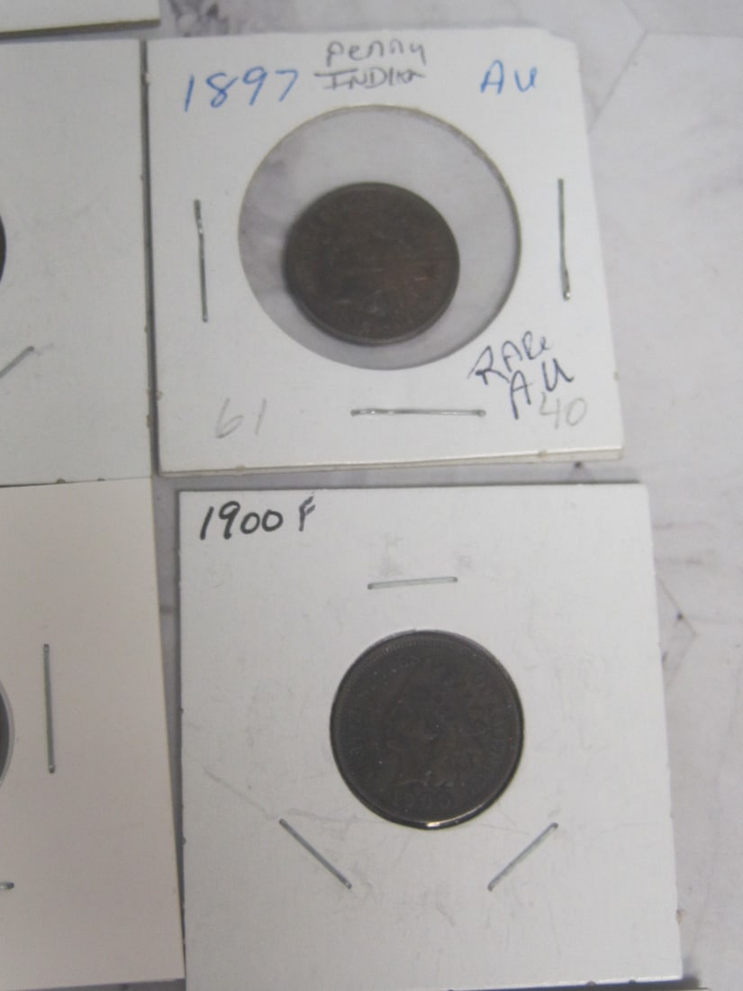 Lot of 10 Indian Head Cents - 3