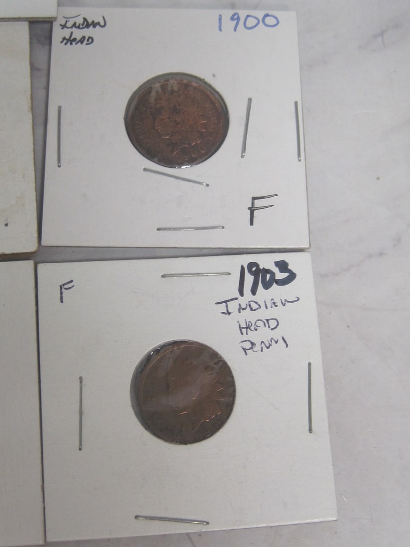 Lot of 10 Indian Head Cents - 6