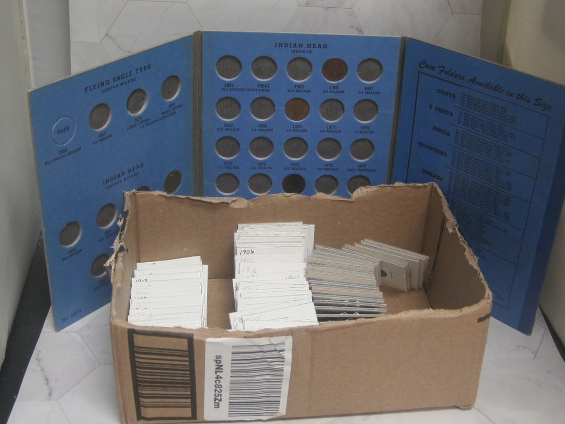 Lot of 100 Indian Head Pennies (1 of 4)