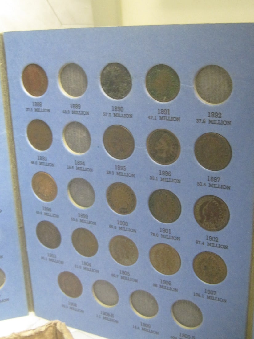 Lot of 100 Indian Head Pennies - 3