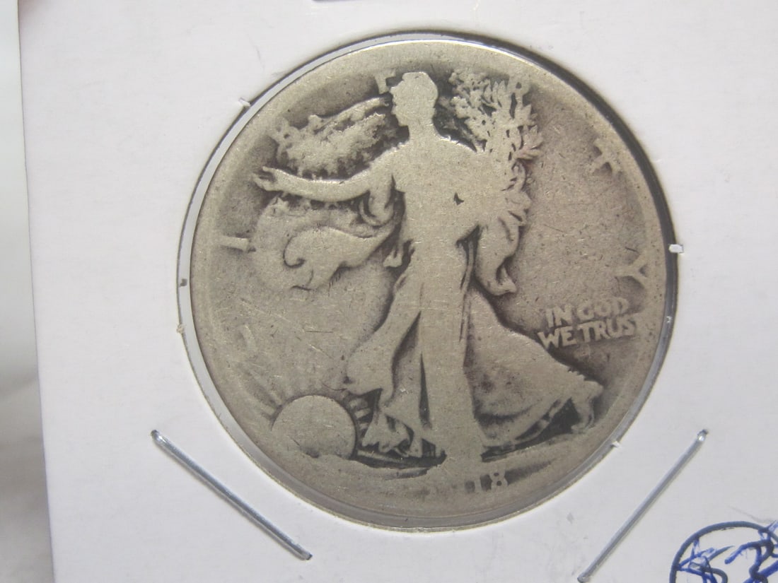 Lot of 2 Walking Liberty Half Dollars - 4