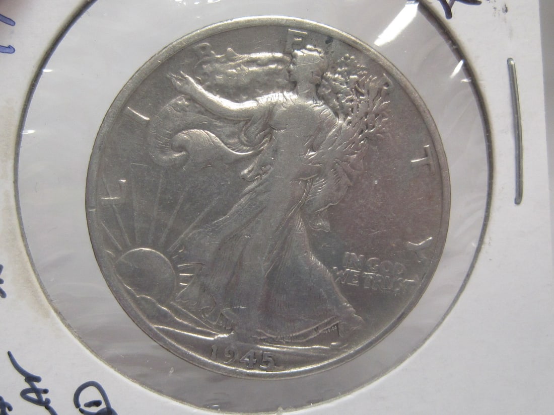 Lot of 2 Walking Liberty Half Dollars - 4