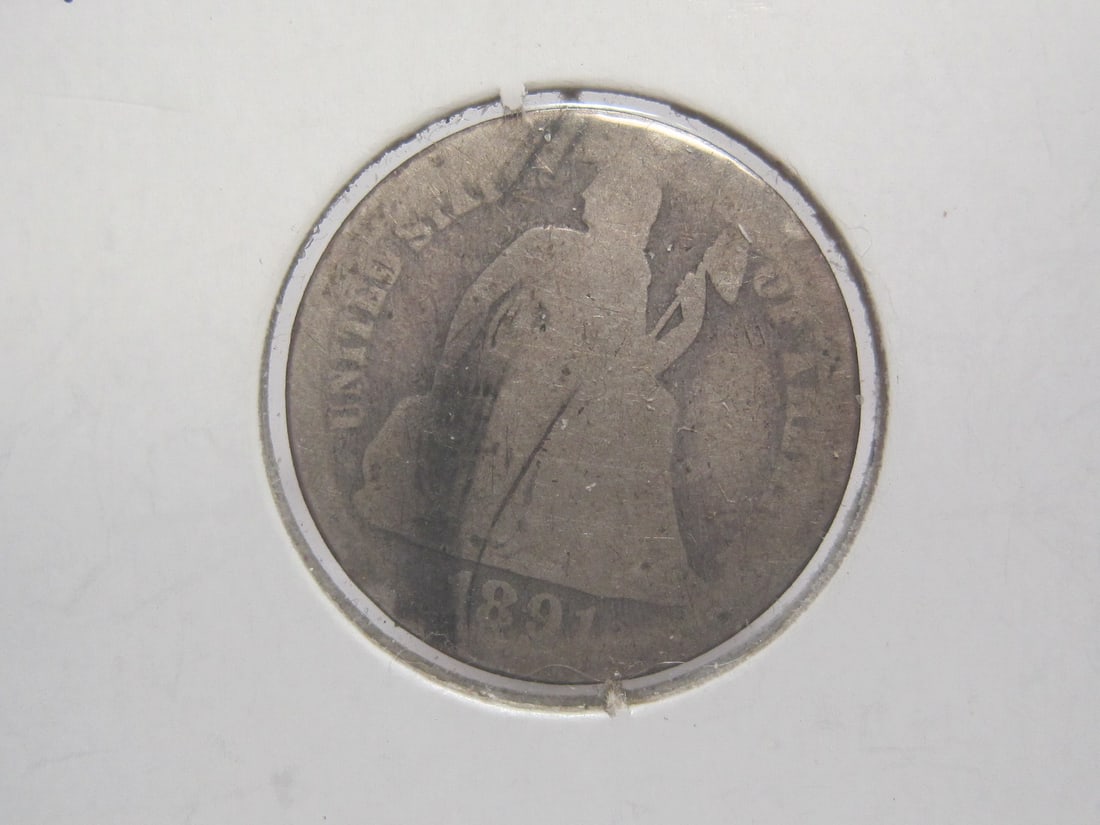 Lot of 4 Seated Liberty Dimes - 3