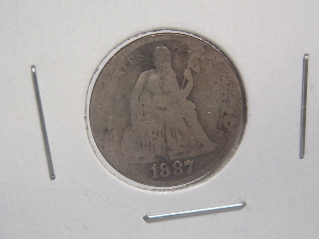 Lot of 4 Seated Liberty Dimes - 4