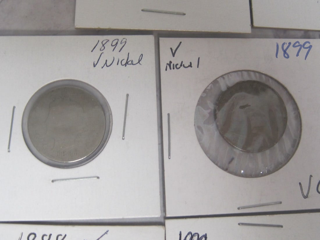 Lot of 8 V-Nickels - 3