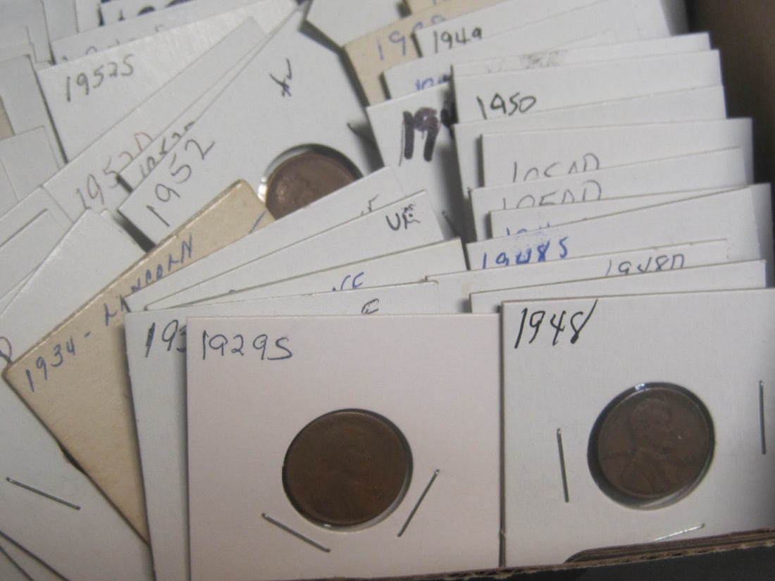 Lot of 140 Wheat Pennies - 2