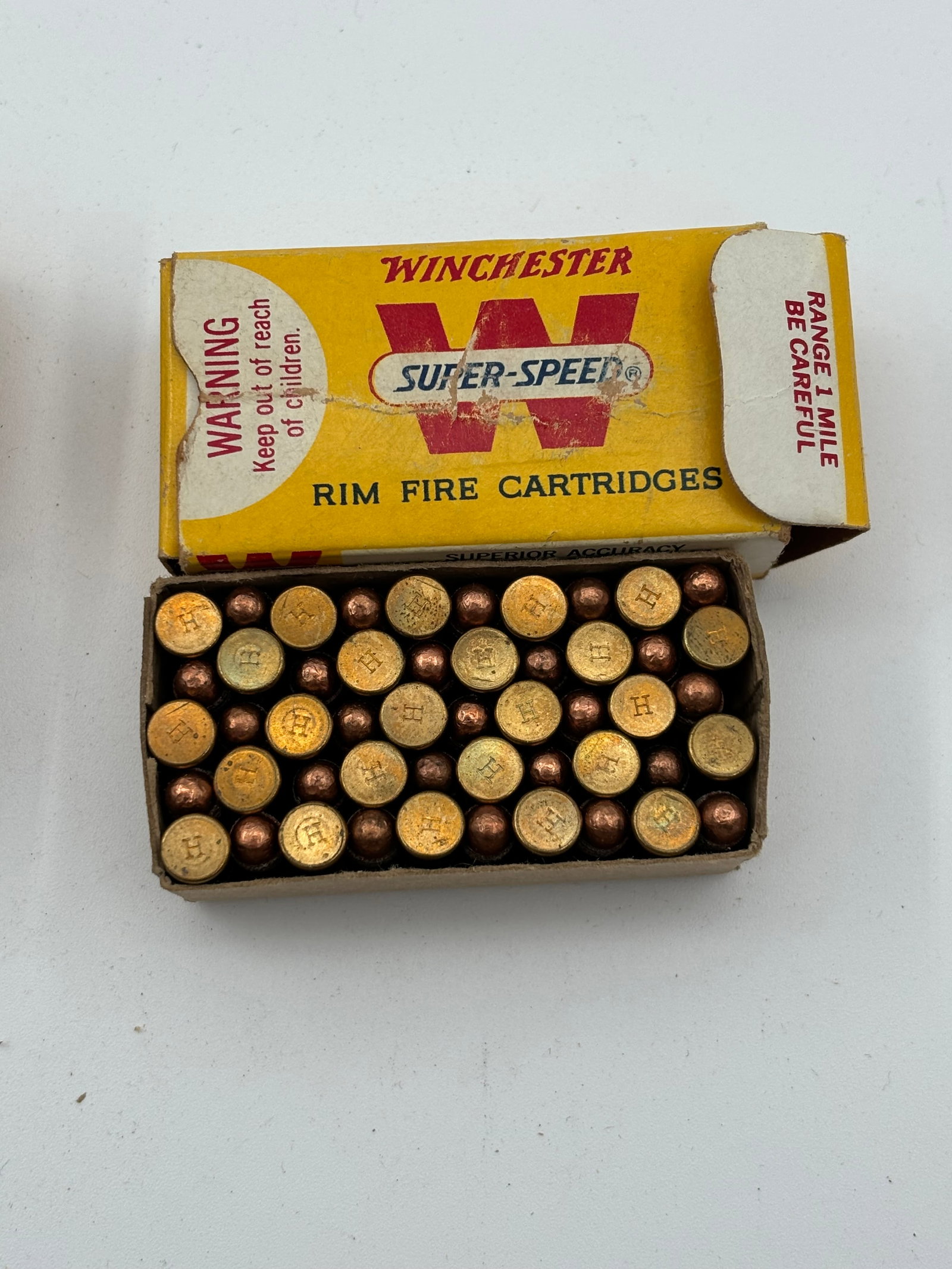 NIB Vintage 100rds. of .22 SHORT Winchester Super Speed Ammunition - 5