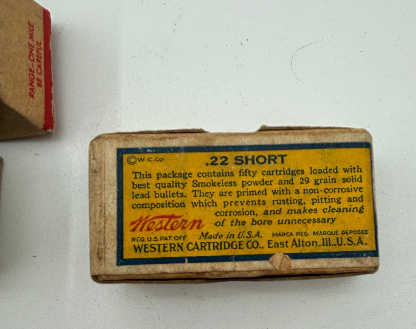 NIB Vintage 100rds. of .22 SHORT Ammunition - 3