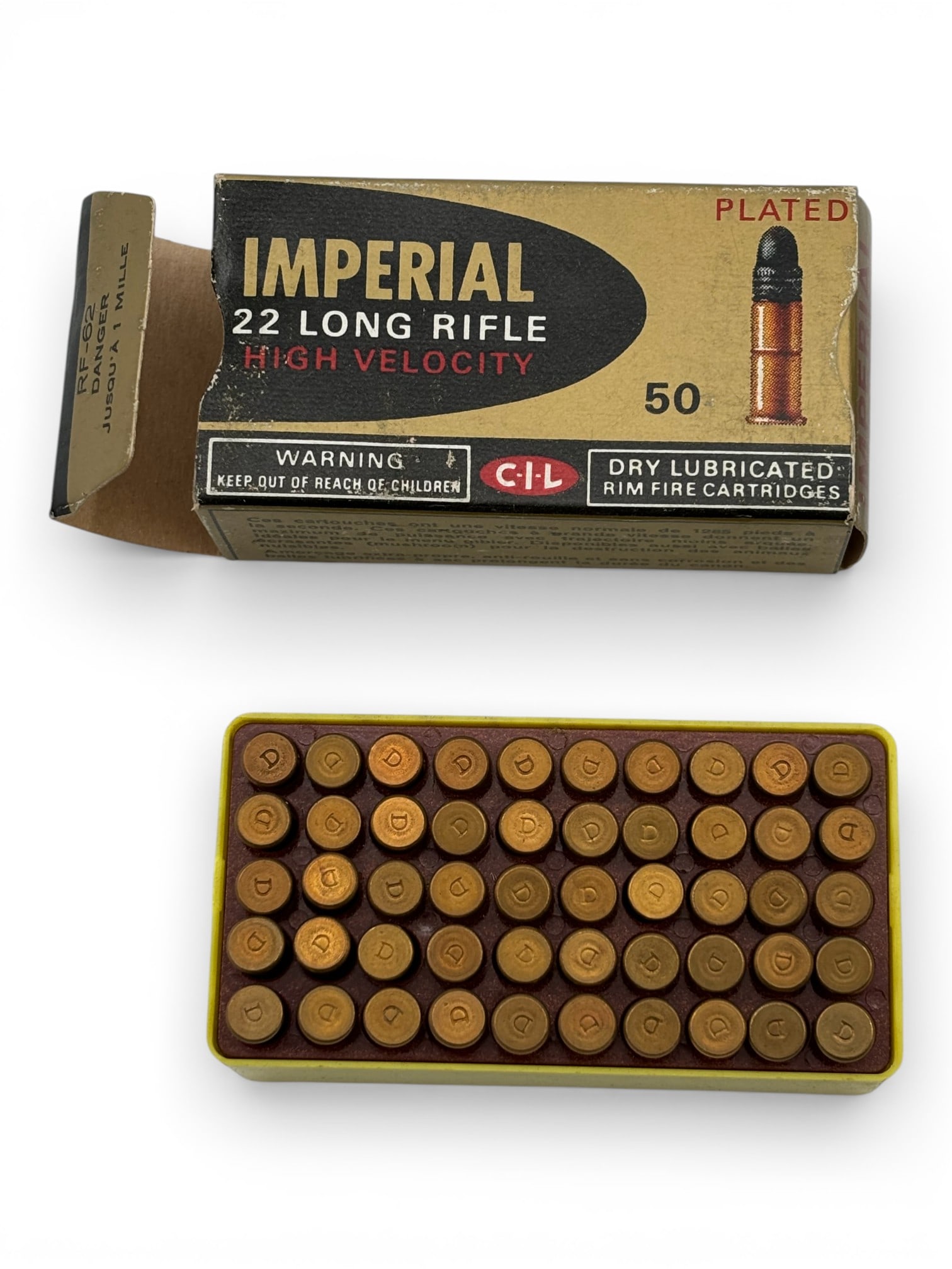 NIB Vintage 100rds. of .22 LR High Velocity Imperial Ammunition - 3
