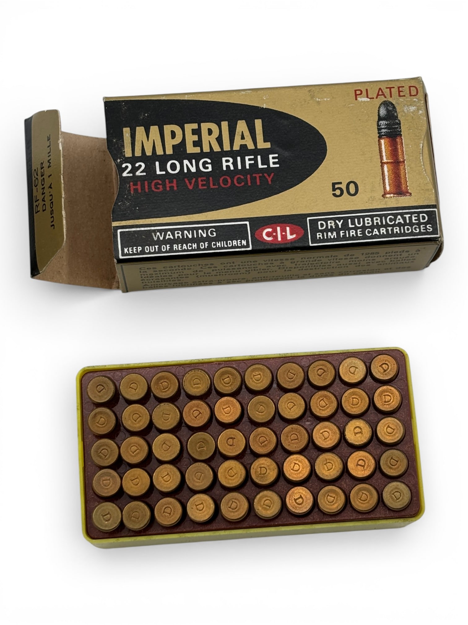 NIB Vintage 100rds. of .22 LR High Velocity Imperial Ammunition - 4