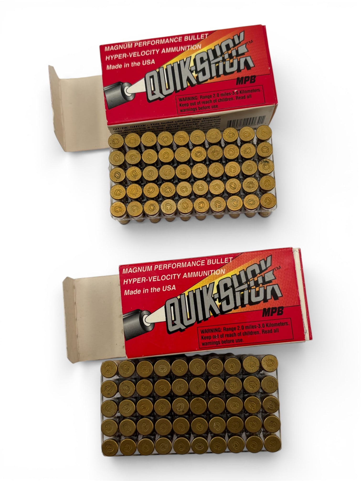 NIB Vintage 100rds. of .22 LR QUIK-SHOK Hyper Velocity Ammunition - 3