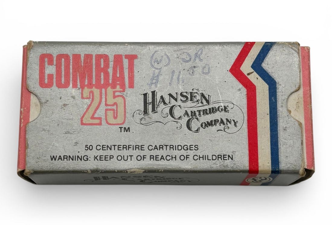 NIB Vintage 45rds. of .25 ACP Hansen Cartridge Company Combat Ammunition (1 of 4)