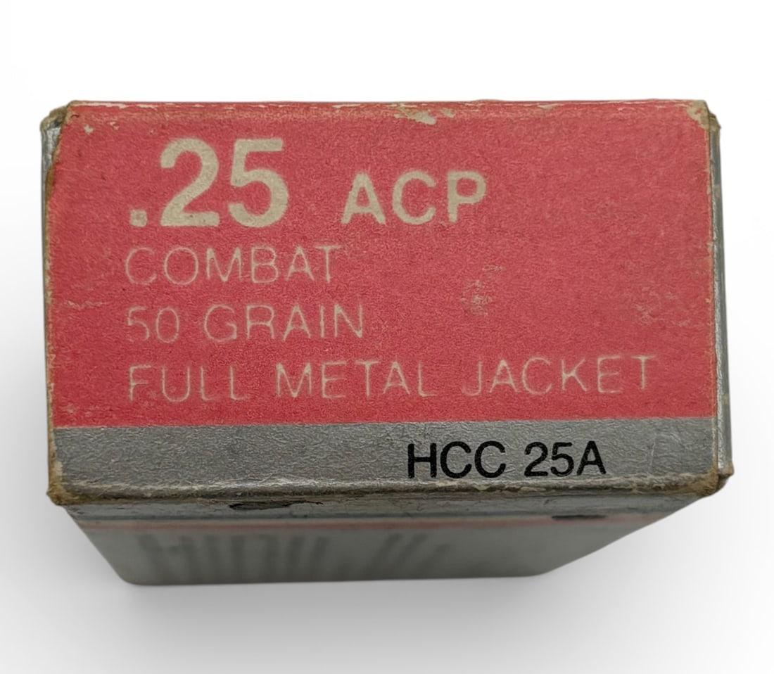 NIB Vintage 45rds. of .25 ACP Hansen Cartridge Company Combat Ammunition - 2