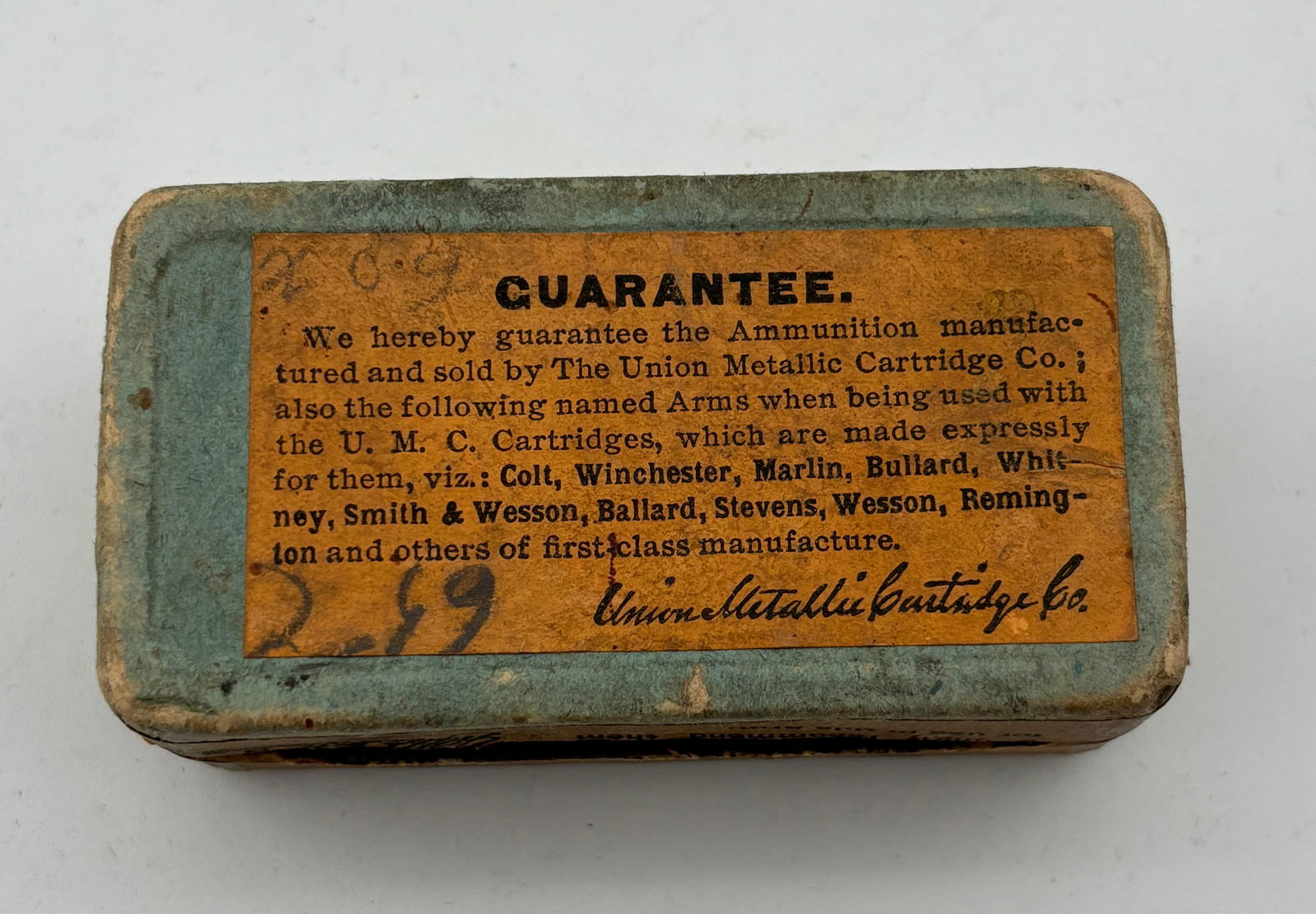 Vintage 6rds. of .32 LONG COLT UMC Ammunition - 7