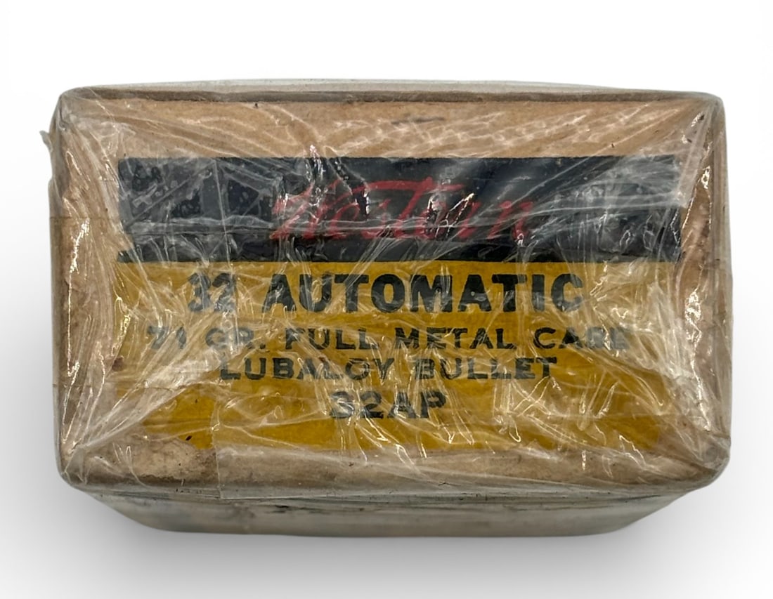 NIB Vintage 50rds. of .32 AUTO Western Lubaloy Ammunition - 2