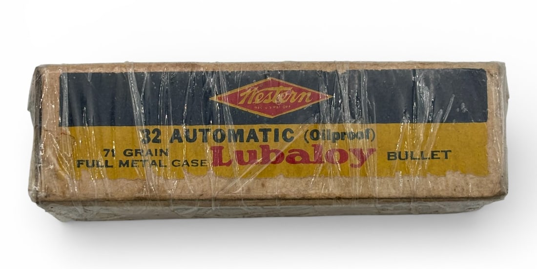 NIB Vintage 50rds. of .32 AUTO Western Lubaloy Ammunition - 3