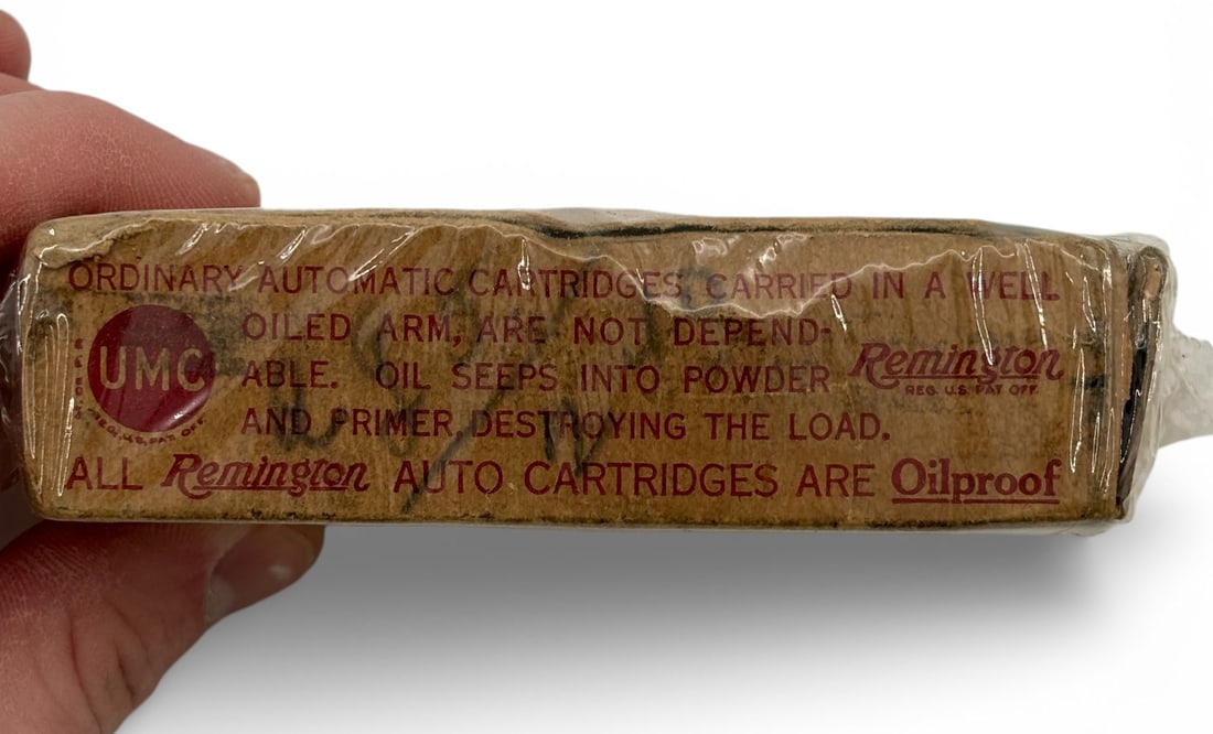 Vintage Box of .380 AUTO Smokeless Remington UMC Central Fire Ammunition - 3