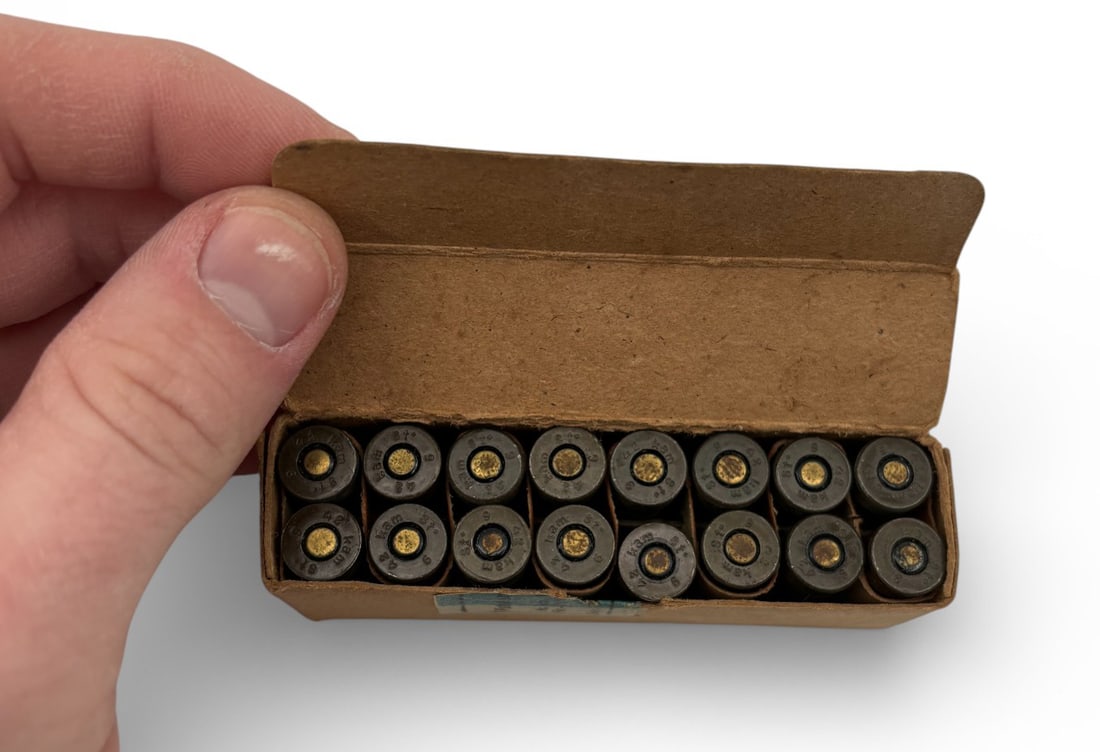 Collectible German WWII 16rds. of 9MM LUGER Ammunition for P38 and P.08 Luger - 2