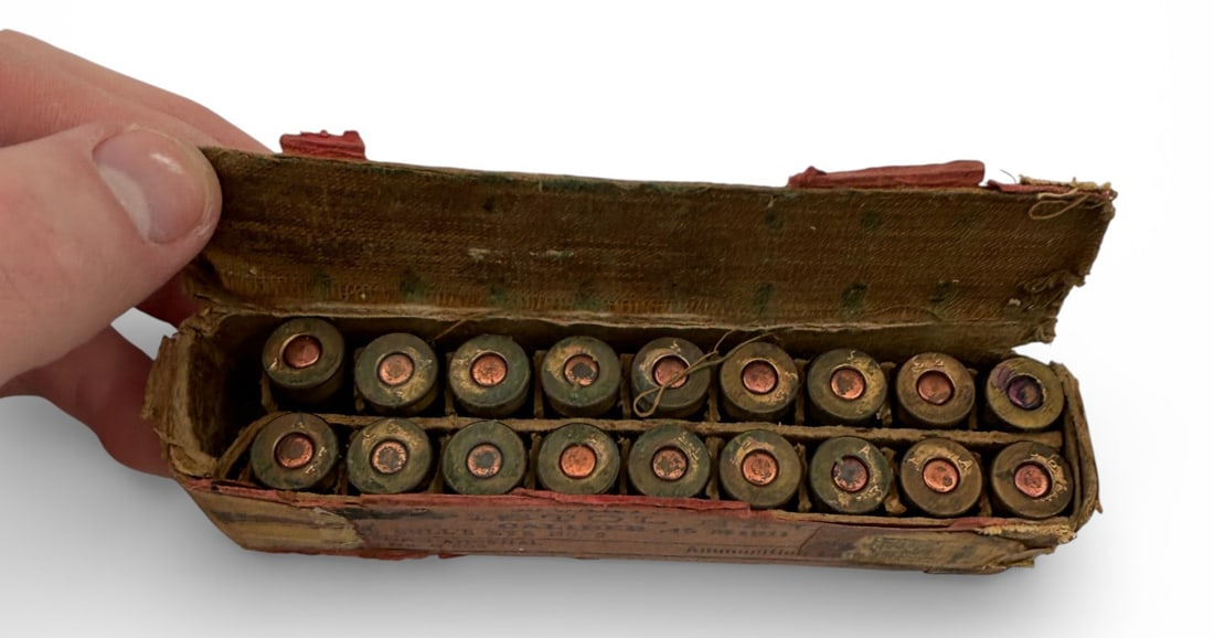 Vintage 18rds. of .45 AUTO M1911 BALL Frankford Arsenal Ammunition - 2