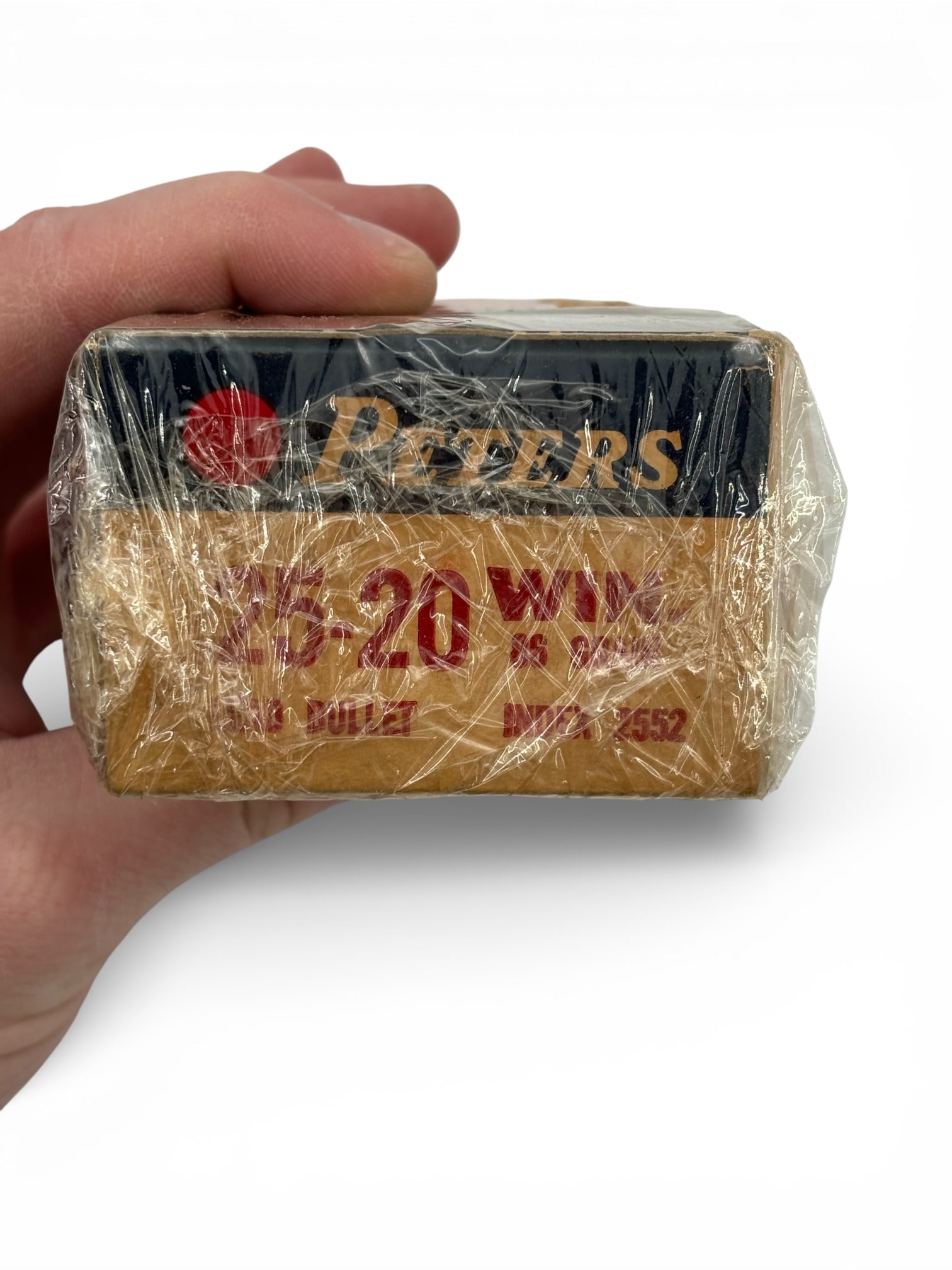 NIB Vintage 50rds. of .25-20 WIN. Peters 86gr Lead Bullet Ammunition - 2