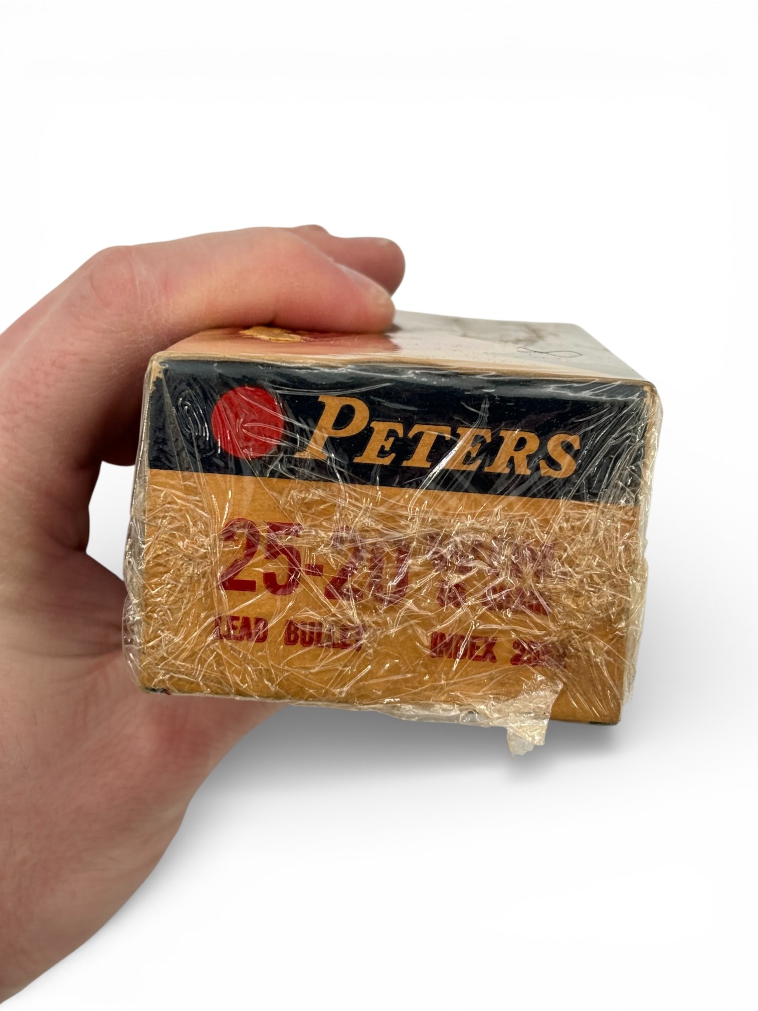 NIB Vintage 50rds. of .25-20 WIN. Peters 86gr Lead Bullet Ammunition - 3