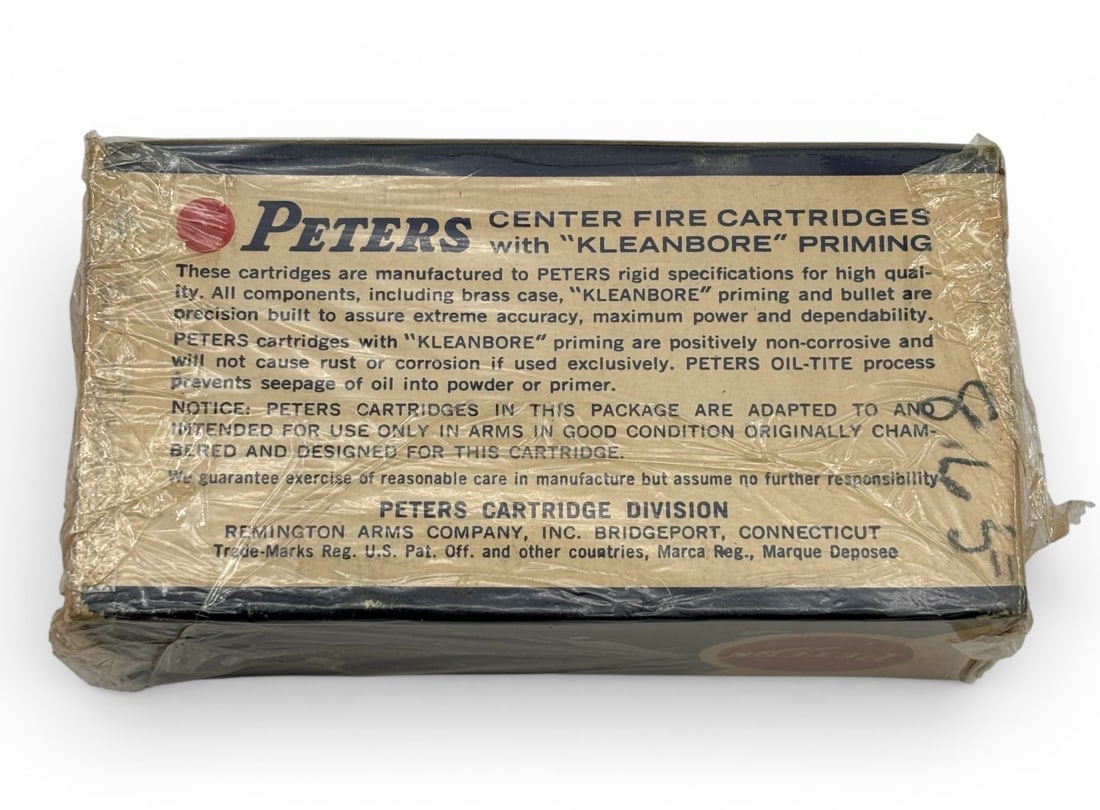 NIB Vintage 50rds. of .25-20 WIN. Peters 86gr Lead Bullet Ammunition - 4