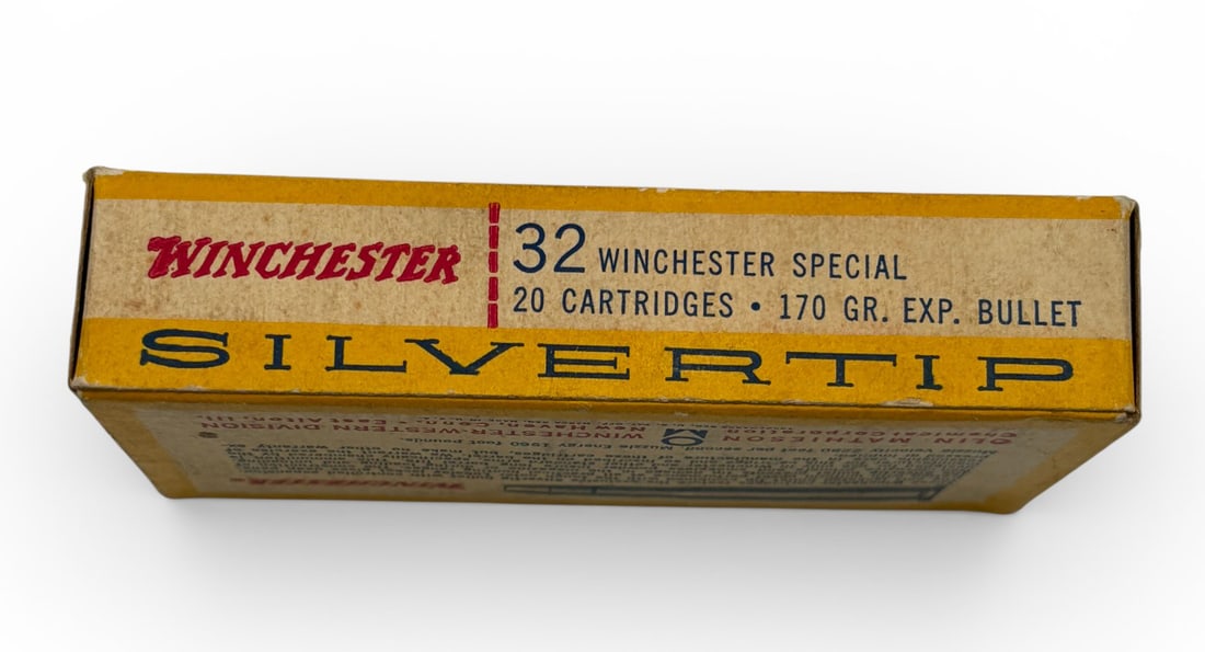 Vintage 14rds. of .32 WIN. SPL. Winchester Super-Speed 170gr. Silver Tip Ammunition - 3