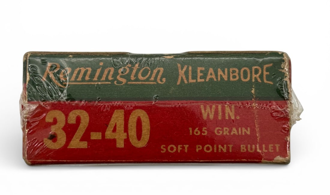 NIB Sealed Vintage 20rds. of .32-40 WIN. Remington Kleanbore 165gr. SP Ammunition - 3