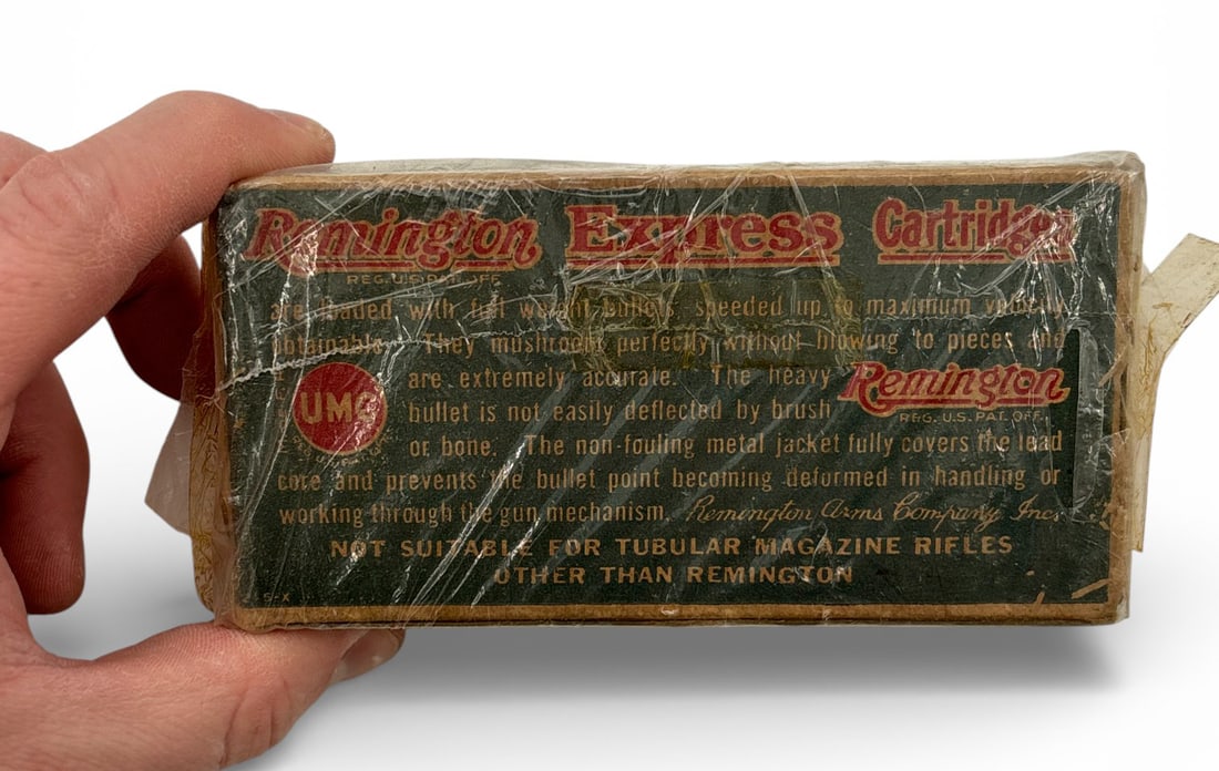 NIB Vintage 20rds. of .35 REM. Remington Express Mushroom Bullet 200gr. Ammunition - 2