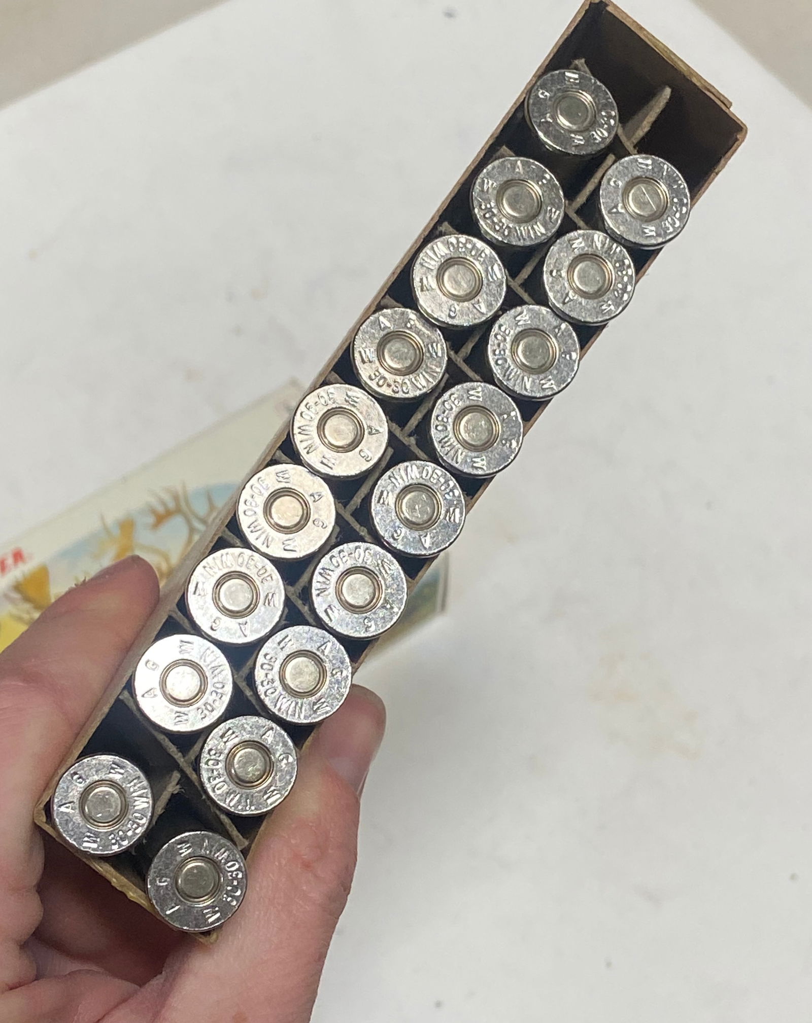 NIB Vintage 18rds. of .30-30 170gr. SP Winchester Antlered Game Ammunition  - 3