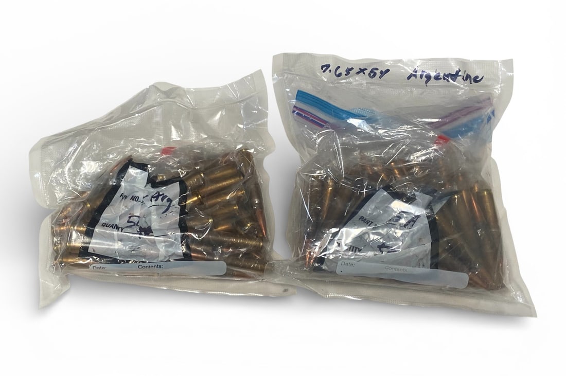 5.8 Lbs. of 7.65x54 ARGENTINE Factory Ammunition : See photos 