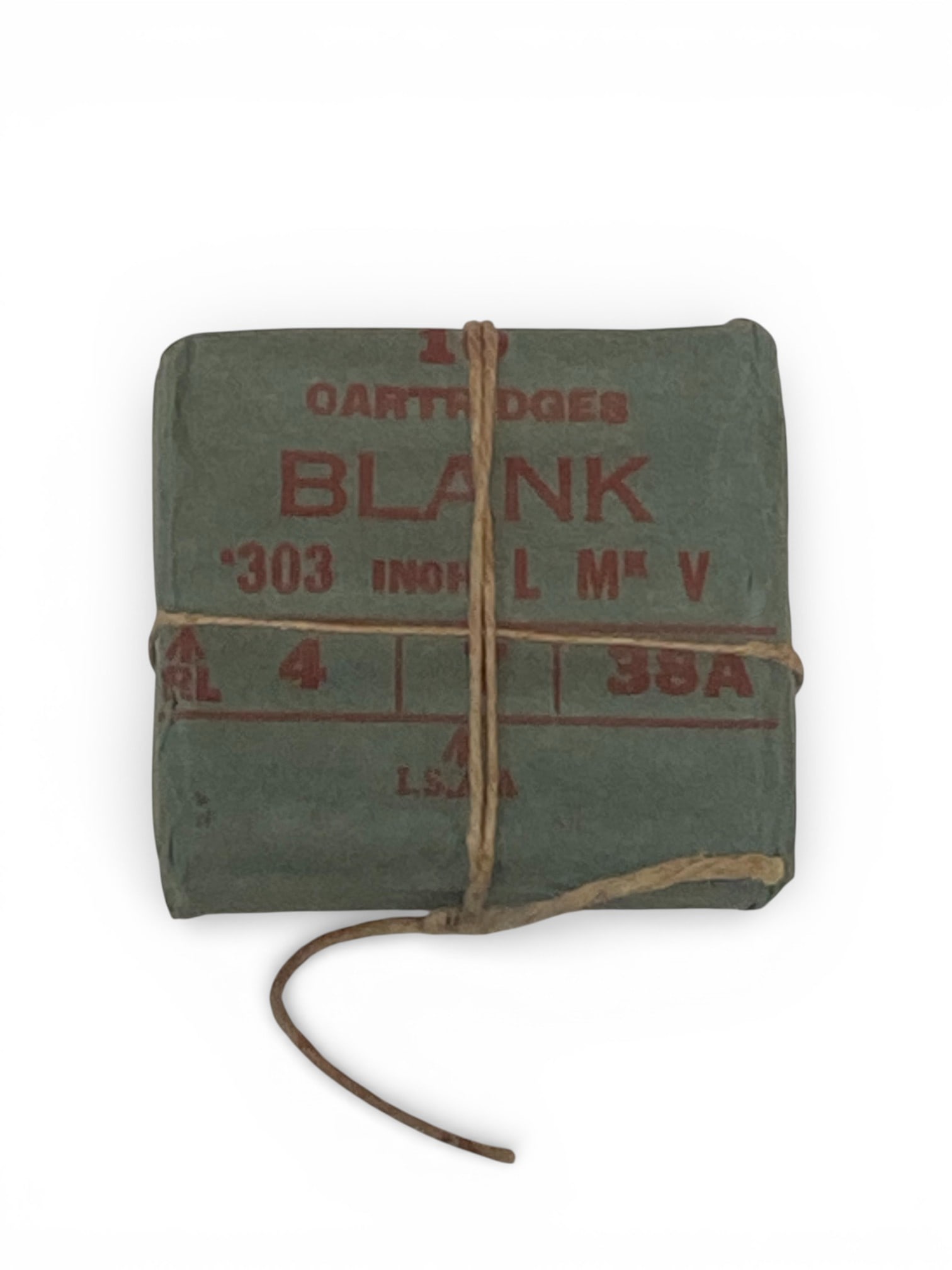 10rd. Paper Pack of .303 BRITISH Mk. V Blank Cartridges by I.S.A.A (1 of 1)