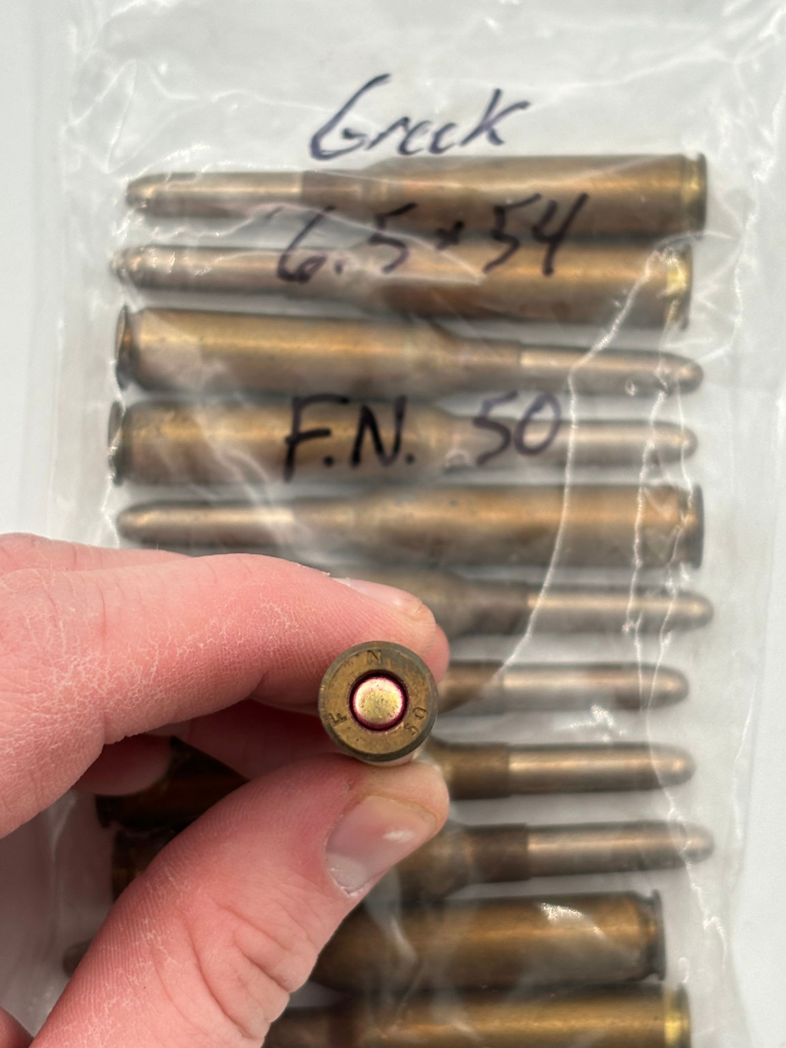 16rds. of Greek 6.5x54 M-S Collectible Ammunition - 5