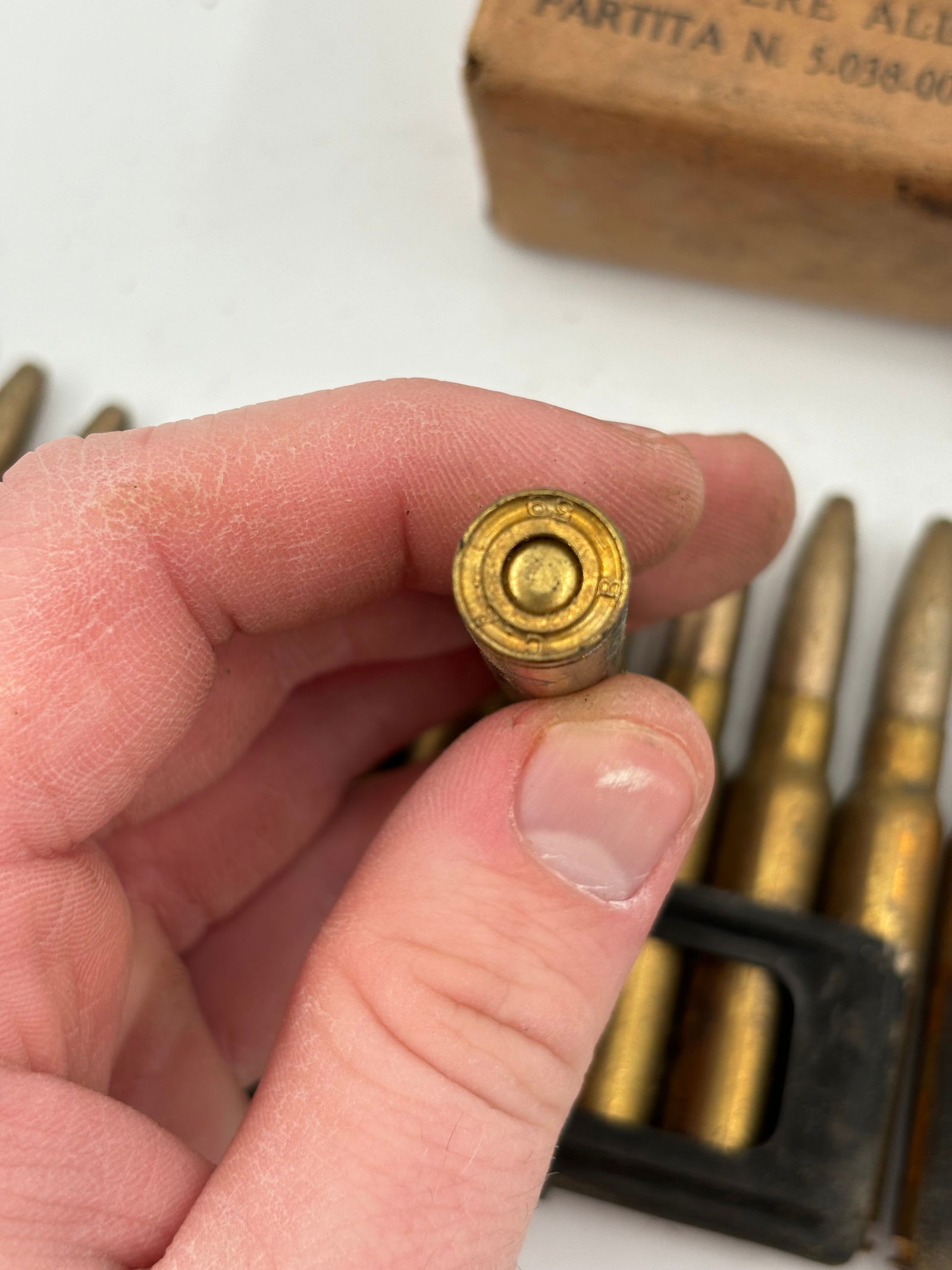 15rd. Box of 7.35x52mm CARCANO Military Ammunition on Stripper Clips in Original Packaging - 4