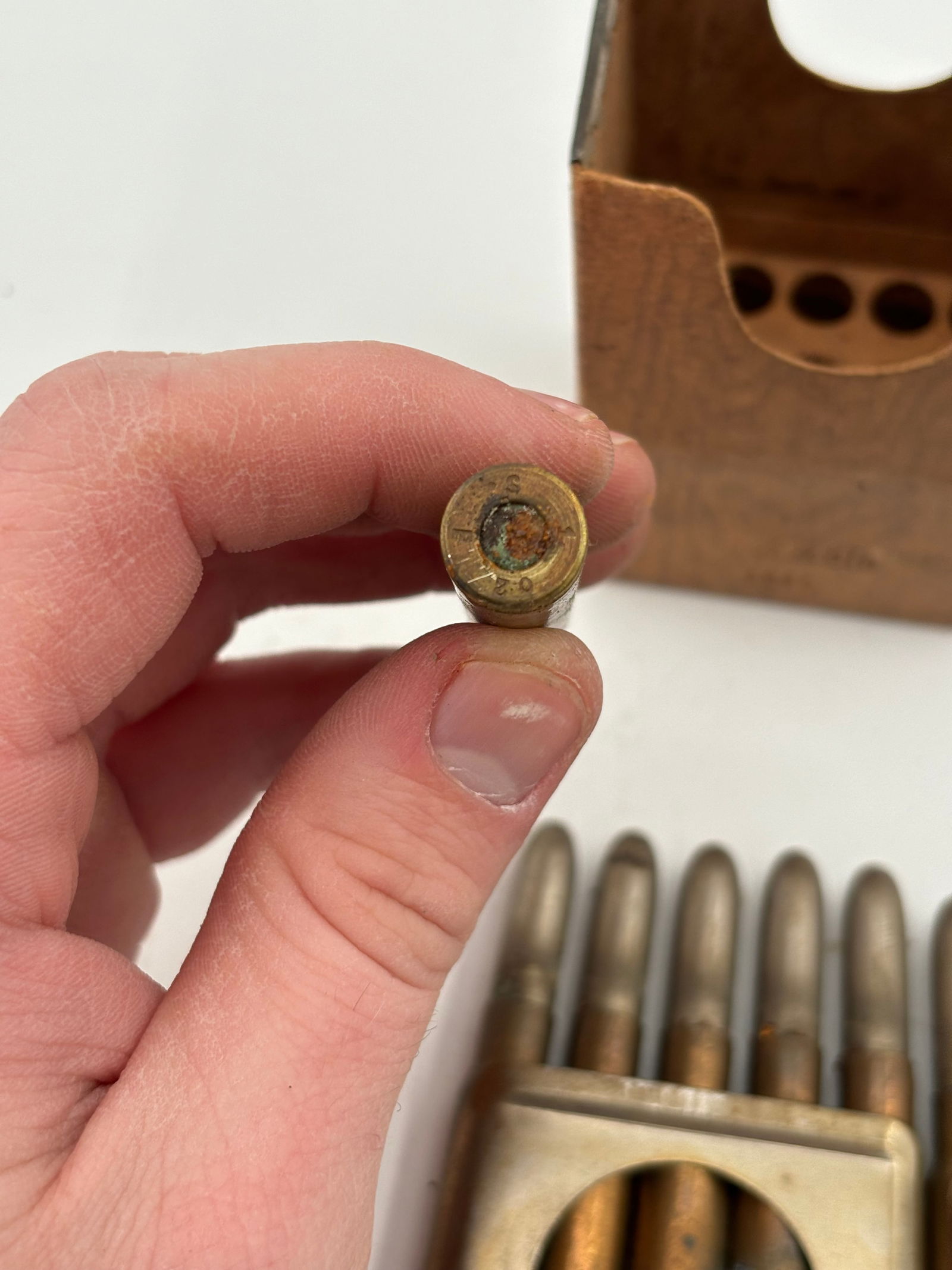 15rds. of 7.92x57 (8mm MAUSER) GEW 88 Collectible Ammunition on Clips - 3