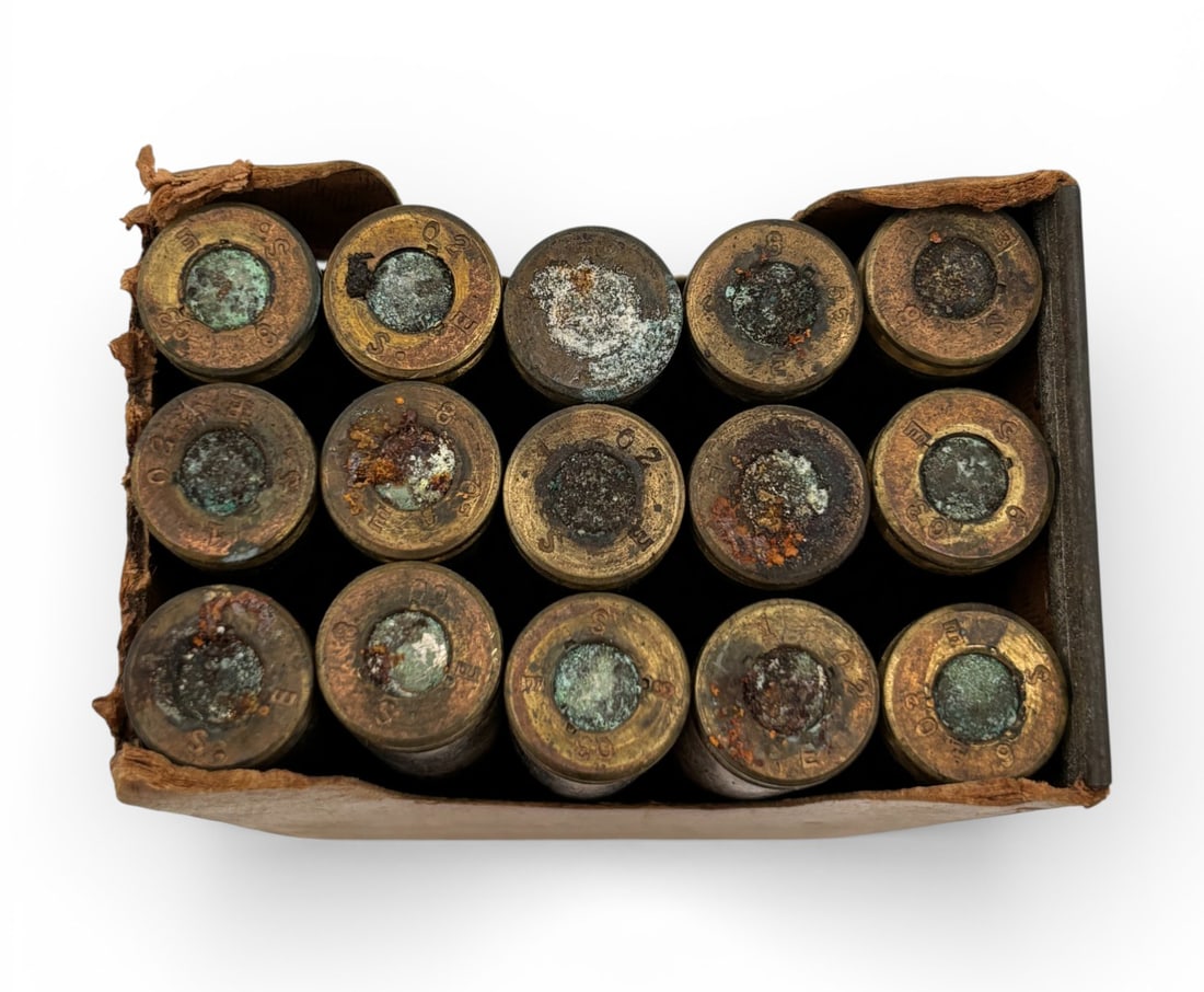 15rds. of 7.92x57 (8mm MAUSER) GEW 88 Collectible Ammunition on Clips - 3