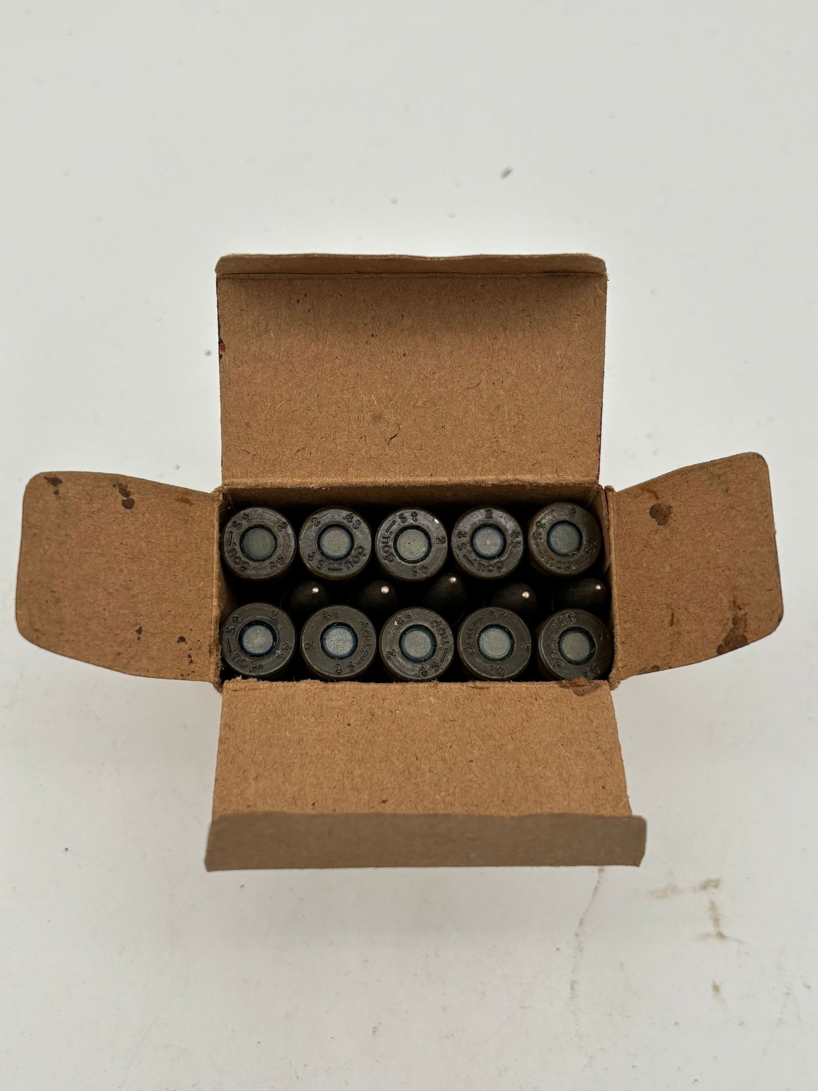 RARE Collectible 15rd. Box of German WWII MP44 7.92x33mm KURZ Ammunition - 2