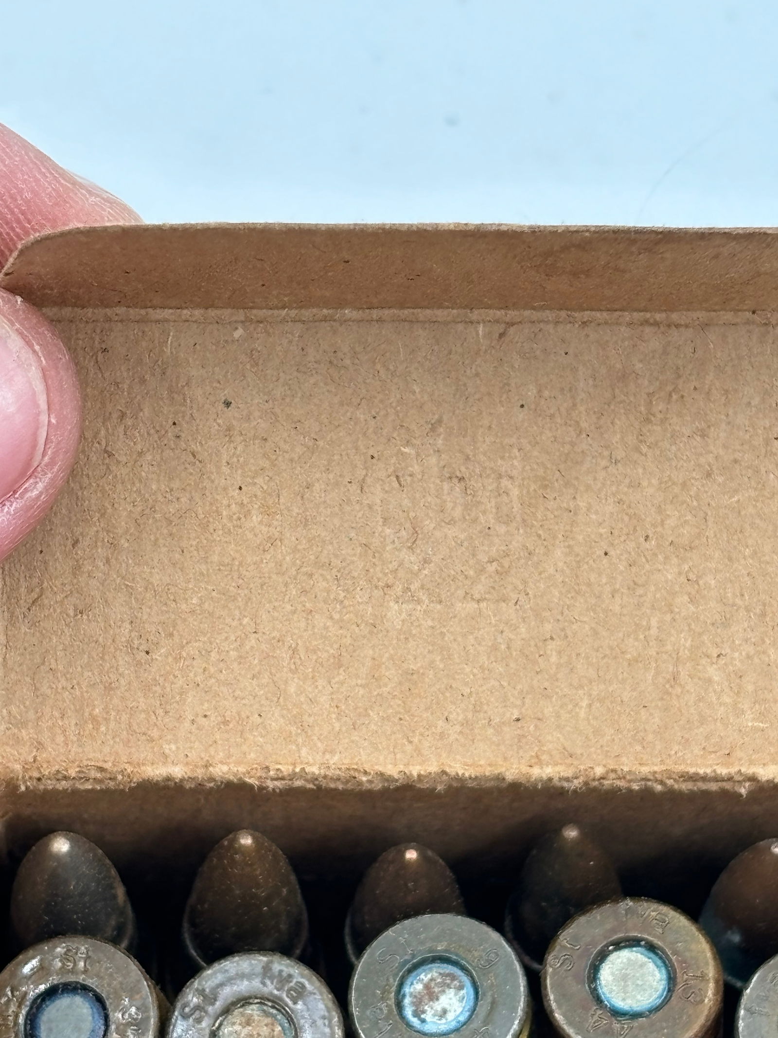 RARE Collectible 15rd. Box of German WWII MP44 7.92x33mm KURZ Ammunition - 2