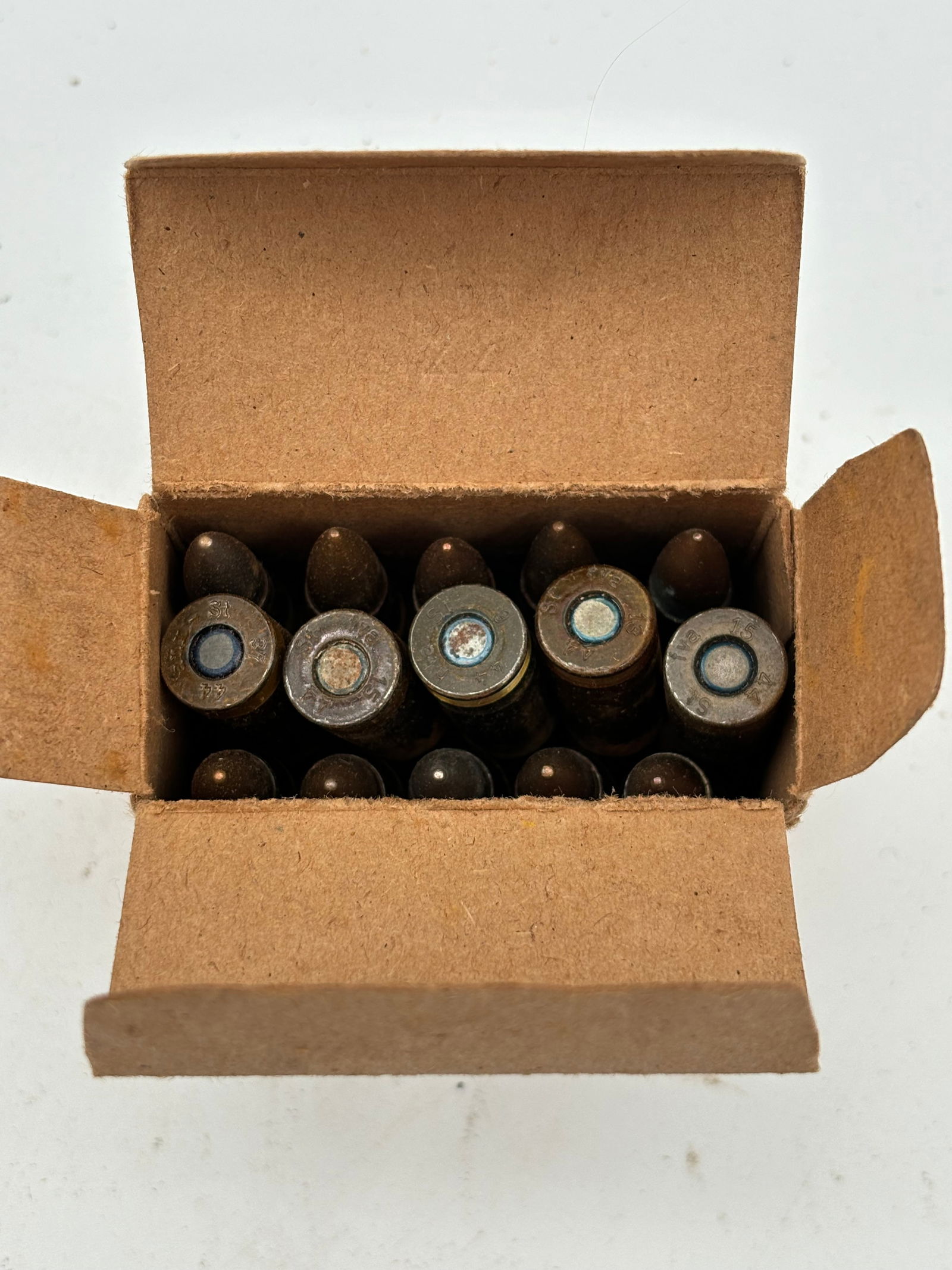 RARE Collectible 15rd. Box of German WWII MP44 7.92x33mm KURZ Ammunition - 3
