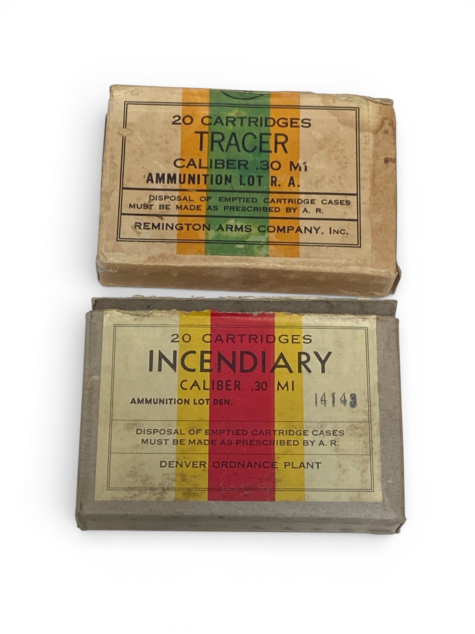 40rds. of RARE .30 M1 (.30-06) Factory Milsurp Collectible Ammunition: See photos. 