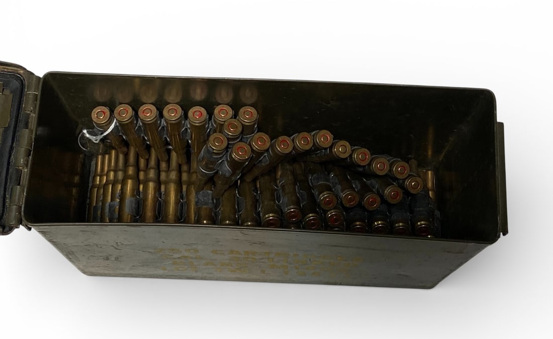 Approximately 8 Lbs. of .30-06 SPRG. Blanks in Ammo Can: See photos.