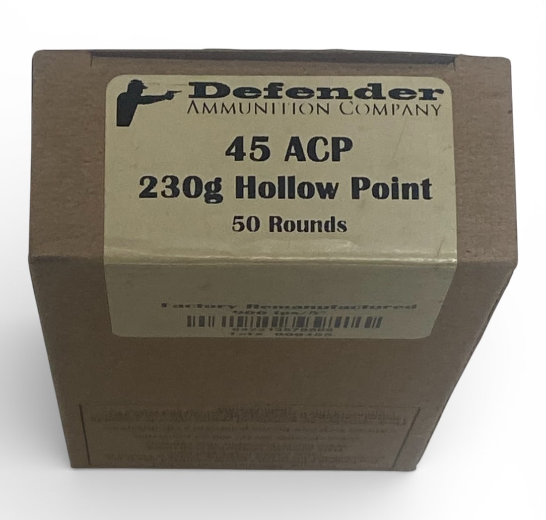 NIB 50rds. of .45 ACP 230gr. HP Defender Ammunition Company Ammunition : See photos. 