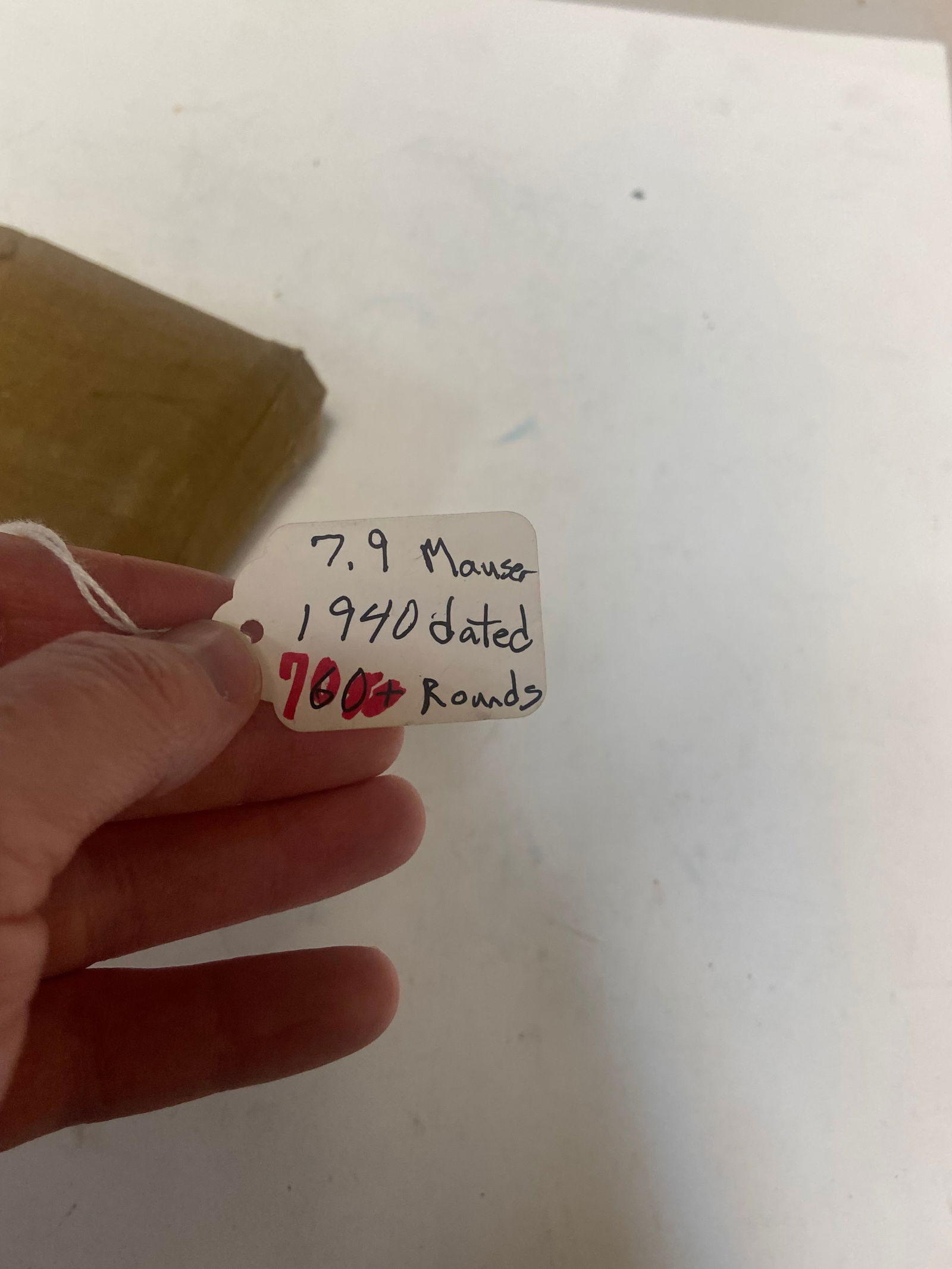 70rds. of WWII 1940 Dated 7.9 Mauser Ammunition on Stripper Clips in Bandoleer - 3