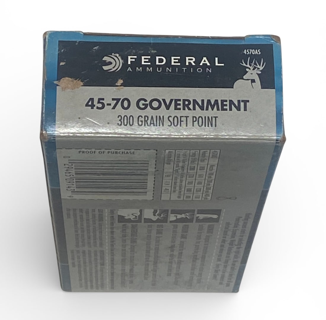 NIB 20rds. of .45-70 GOVERNMENT 300gr. SP Federal Ammunition : See photos 