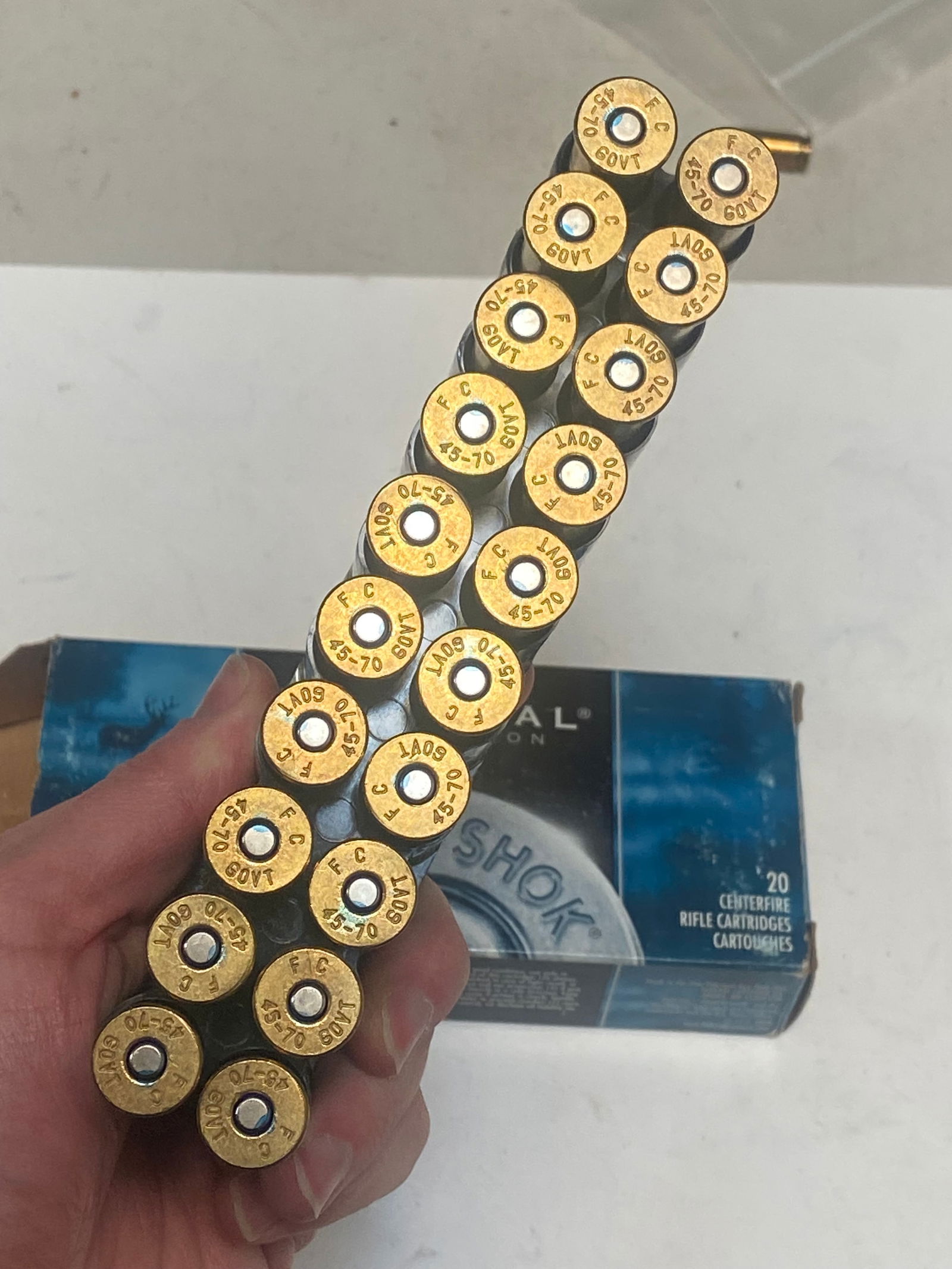 NIB 20rds. of .45-70 GOVERNMENT 300gr. SP Federal Ammunition  - 2