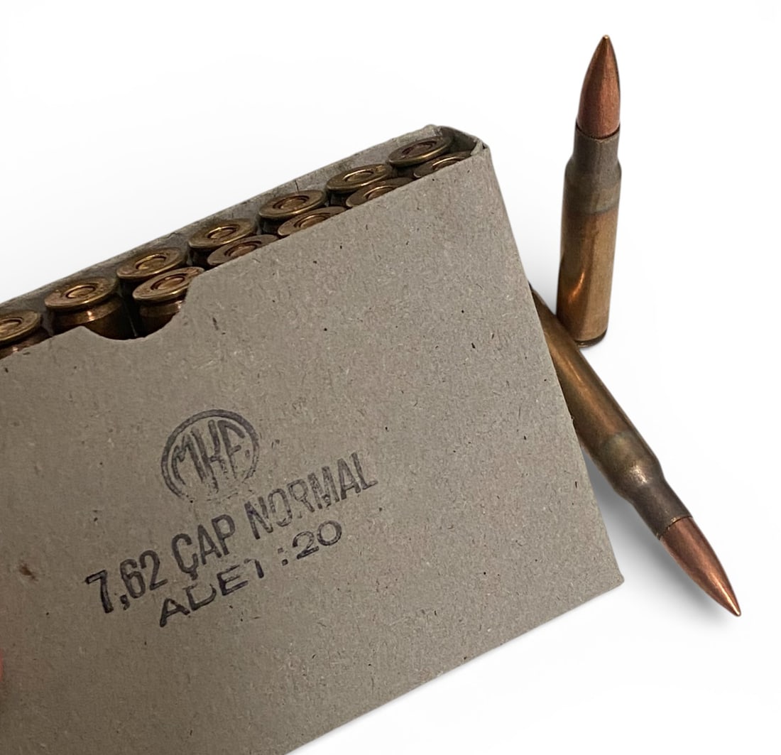 NOS 400rds. of .30-06 M2 BALL 150gr. MKE Turkish 1960s-70s Dated Factory Ammunition in Ammo Can  - 2