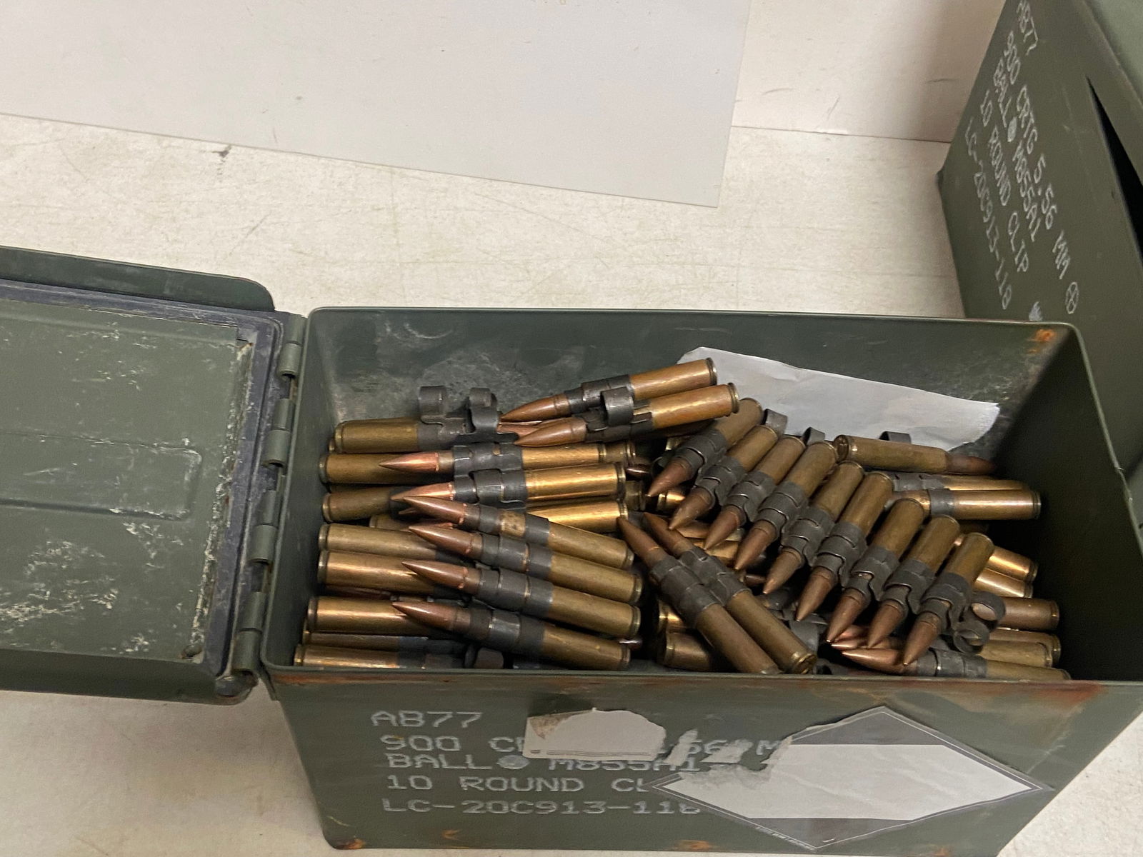 282rds. of .30-06 M2 BALL 150gr. MKE Turkish 1970s Dated Factory Ammunition in Ammo Can  - 2